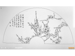 素描梅花繪畫(huà)作品欣賞