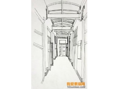 建筑素描的透視規(guī)律及主要構圖方法